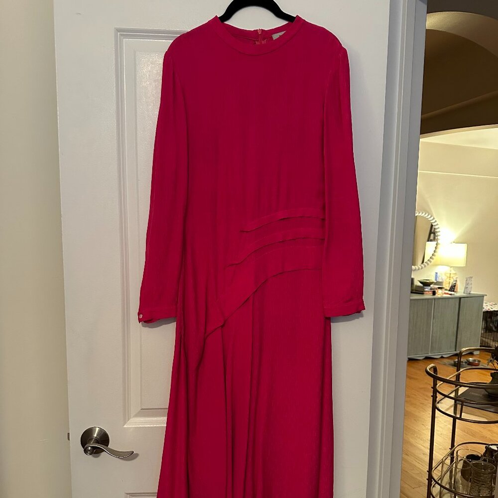 Rachel Comey Fuschia / Hot Pink Long Sleeve Dress - Size 6